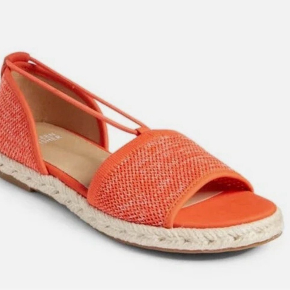 Eileen Fisher Magma Melange (Orange) Woven Mews Casual Espadrille Flat Sandal
